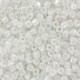 Miyuki triangle beads 8/0 White pearl ceylon TR8-420